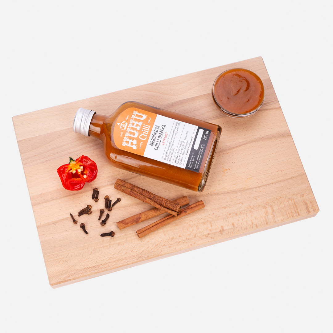 Huhuchilli - Produktová fotografie chilli omáček