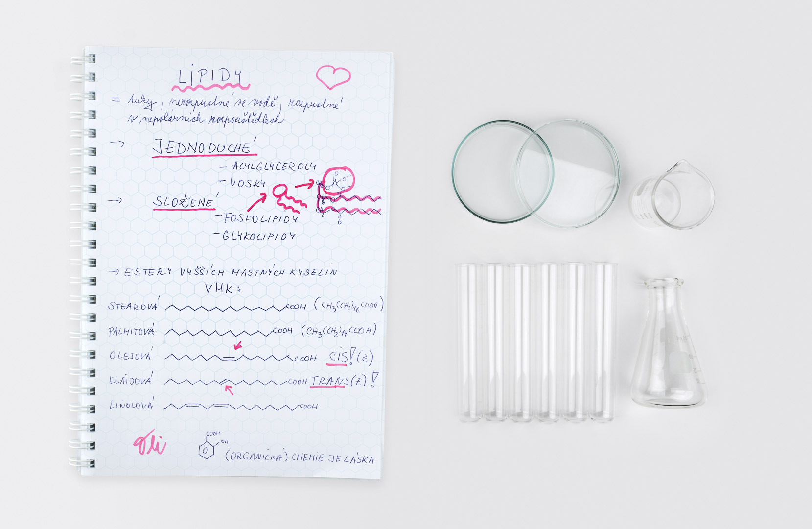 Olinium — brand foto pro vzdělávací značku o chemii