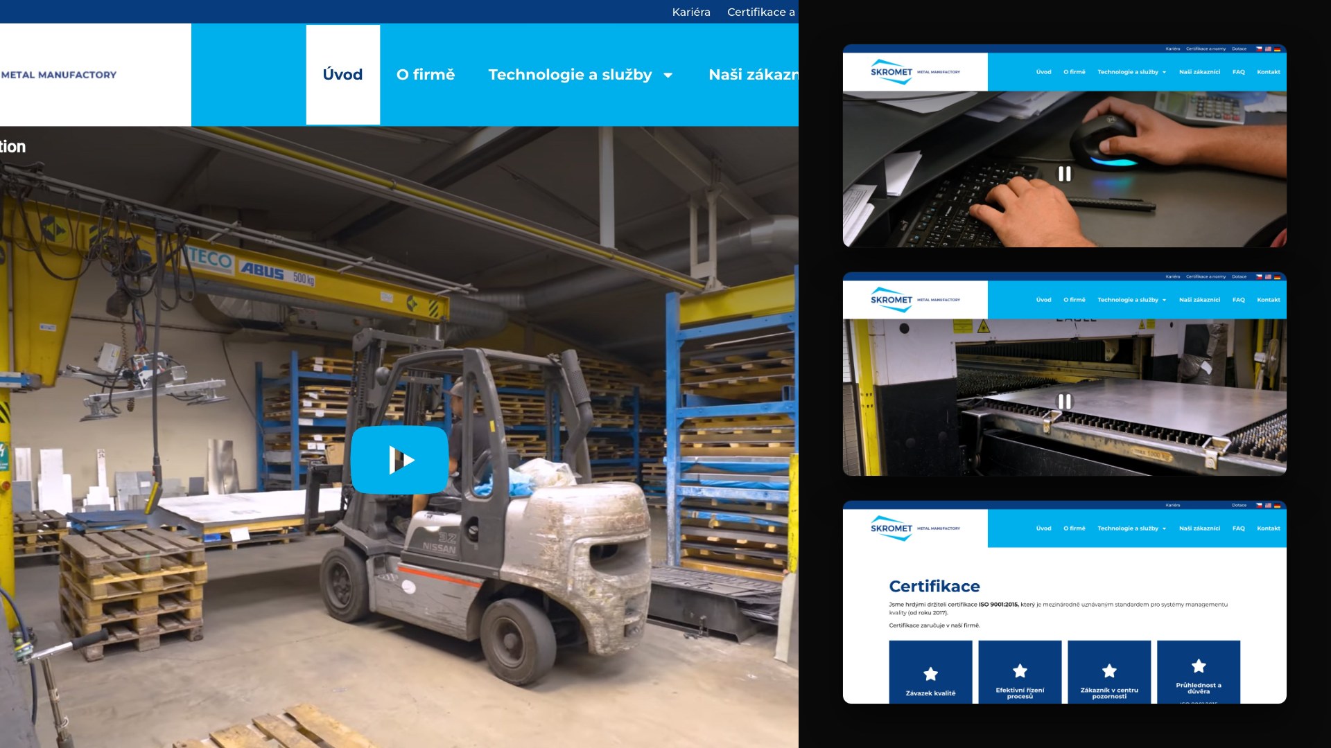 Skromet. Redesign po opuštění webmasterem